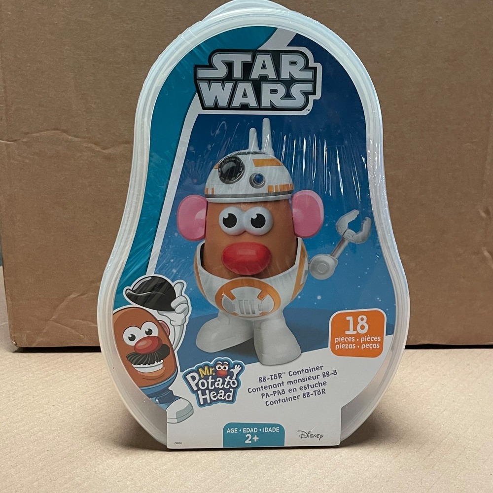 Star Wars Disney Mr. Potato Head 2016 BB-T8R Suitcase AGES‎ 2+ BB-8 NIB Sealed